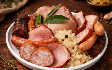 Choucroute festive version traiteur haut de gamme à Strasbourg