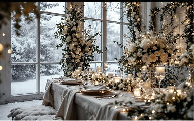 Mariage en hiver avec traiteur a Strasbourg